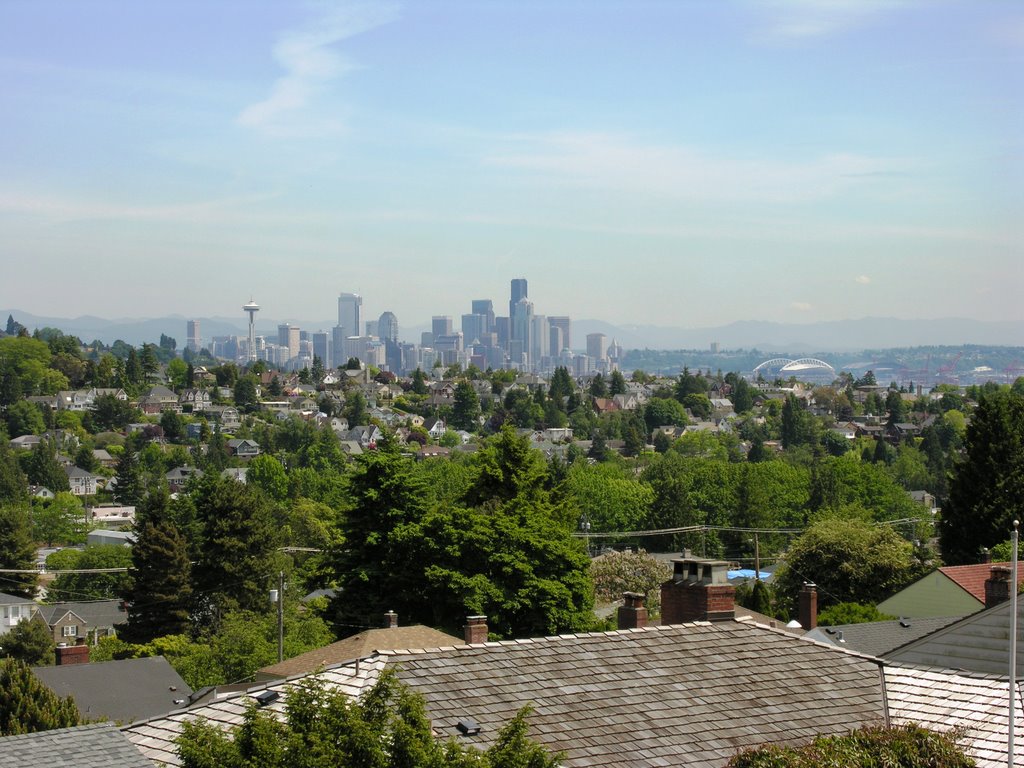 Hình ảnh Trung tâm thành phố Seattle từ xa - Seattle