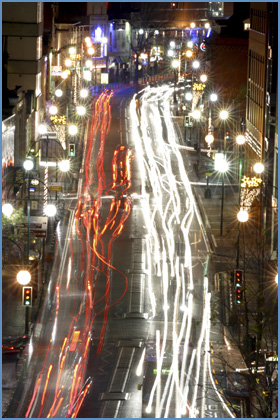 Hình ảnh Đường phố Birmingham về đêm - Birmingham