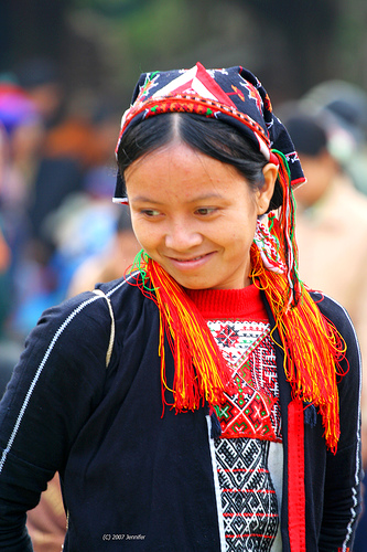 Hình ảnh Thiếu nữ người dân tộc - Yên Bái