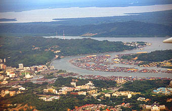 Hình ảnh Brunei river from aircraft.jpg - Brunei