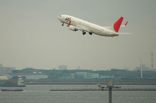 Hình ảnh Máy bay cất cánh tại sân bay quốc tế Tokyo - Sân bay quốc tế Tokyo