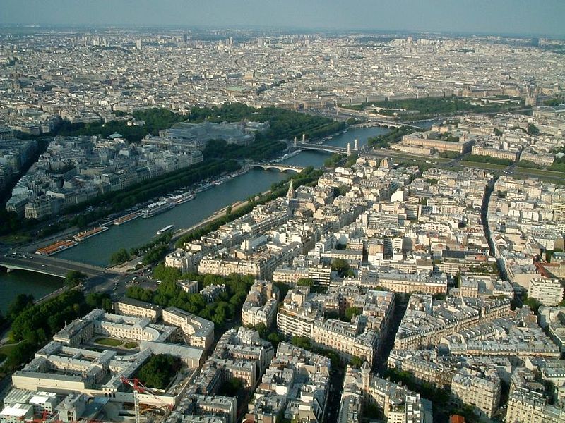Hình ảnh Toàn cảnh Paris nhìn từ trên tháp - Tháp Eiffel