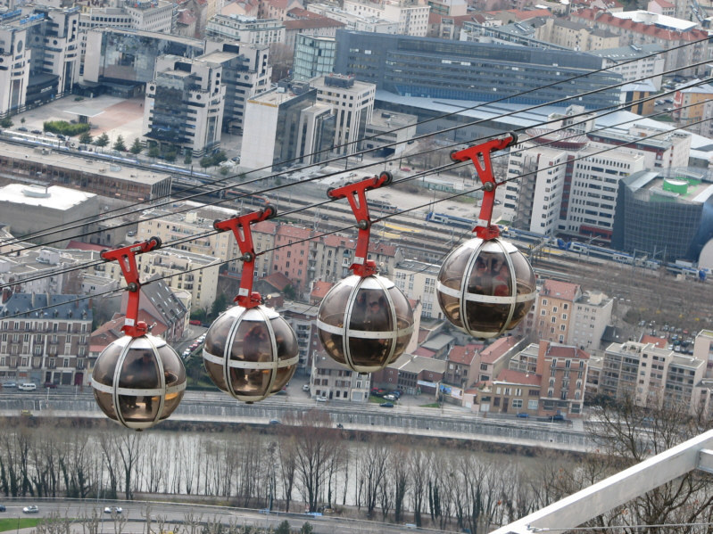 Hình ảnh Cáp treo tại thành phố - Grenoble