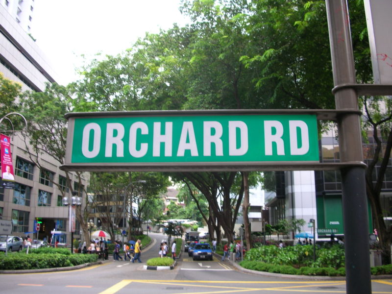 Hình ảnh Street Sign - Đại lộ Orchard