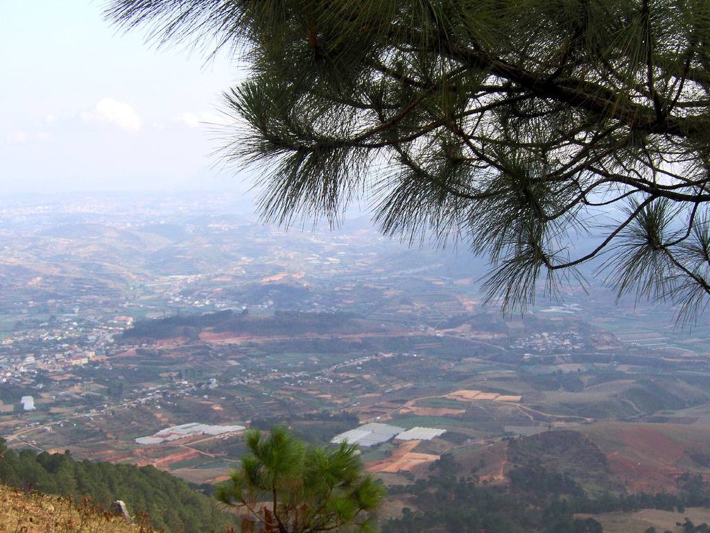 Hình ảnh Đà Lạt nhìn từ Langbian - Cao nguyên Langbian