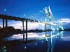 Hình ảnh Cầu Mỹ Thuận về đêm - Cầu Mỹ Thuận