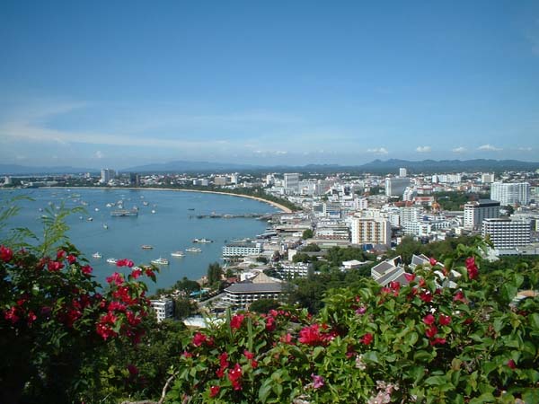 Hình ảnh Biển Pattaya nhìn từ trên cao - Bãi biển Pattaya