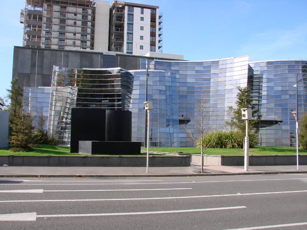 Hình ảnh phòng tranh nhìn từ ngoài đường - Christchurch Art Gallery