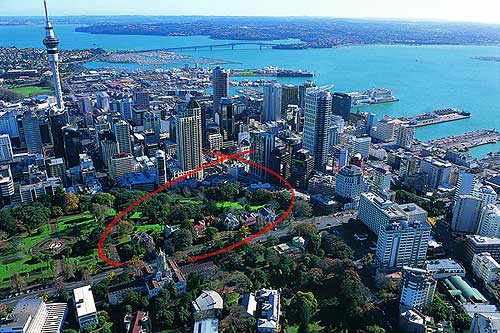 Hình ảnh Thành phố Auckland  nhìn từ trên cao - Auckland