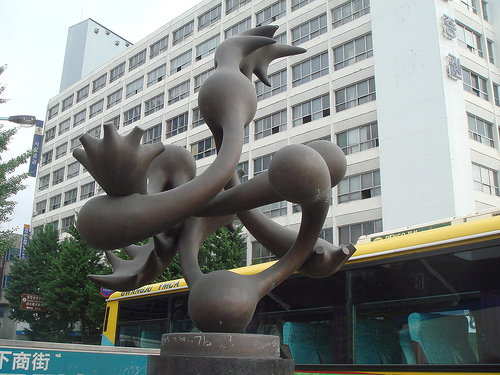 Hình ảnh Tượng 2 bên đường phố - Kwangju