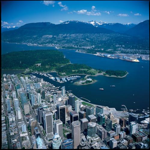 Hình ảnh Vancouver từ trên cao - Vancouver