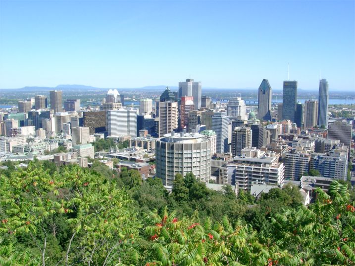 Hình ảnh Thành phố montreal từ trên xuống - Montreal