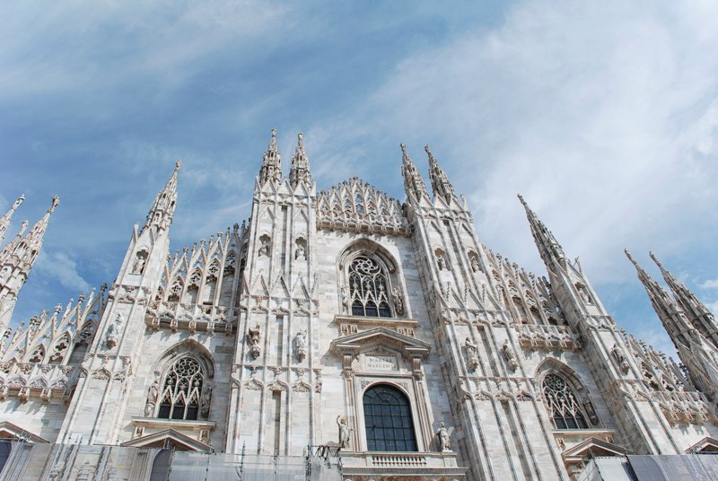 Hình ảnh Mặt trước thánh đường - Đại thánh đường Duomo