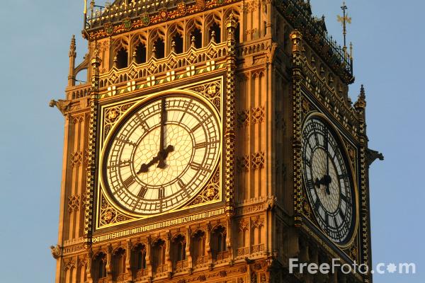 Hình ảnh Mặt đồng hồ Big Ben - Tháp đồng hồ Big Ben
