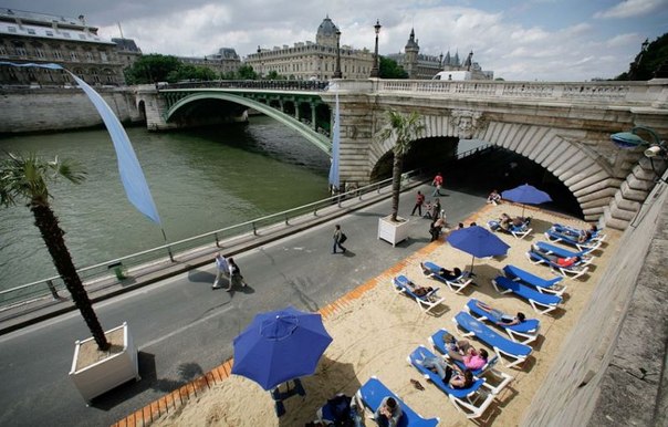 Hình bài viết Tham quan "bãi biển" giữa lòng Paris