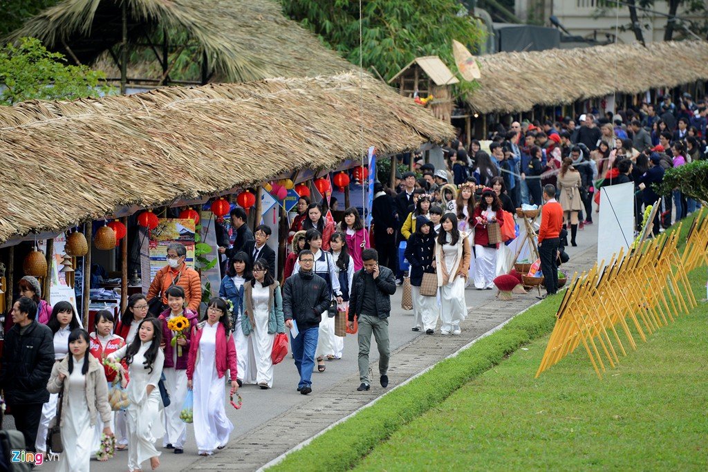 Hình bài viết Không khí đầu năm mới ở Hà Nội