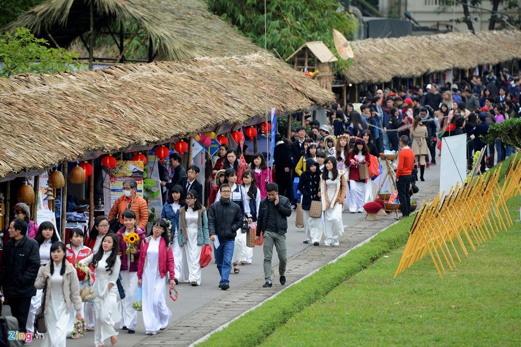 Hình bài viết Không khí đầu năm mới ở Hà Nội