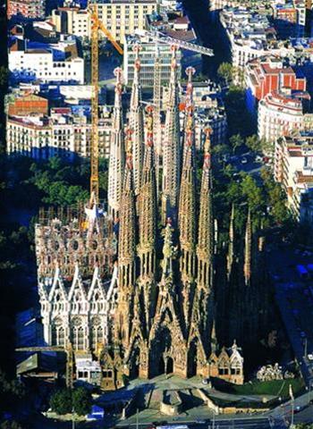 Hình ảnh Toàn cảnh nhà thờ - Nhà thờ Sagrada Familia