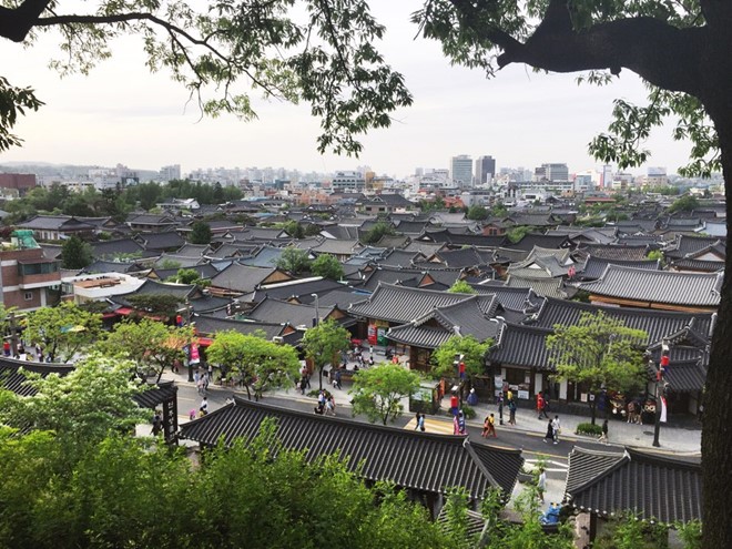 Hình bài viết Làng cổ Hanok ở Hàn Quốc