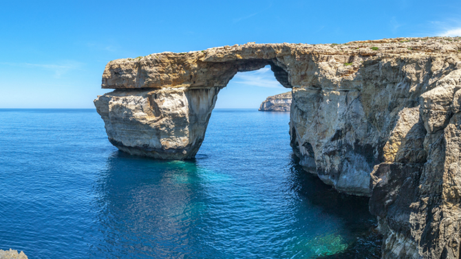 Hình bài viết Vòm đá Azure Window trước khi sập xuống biển