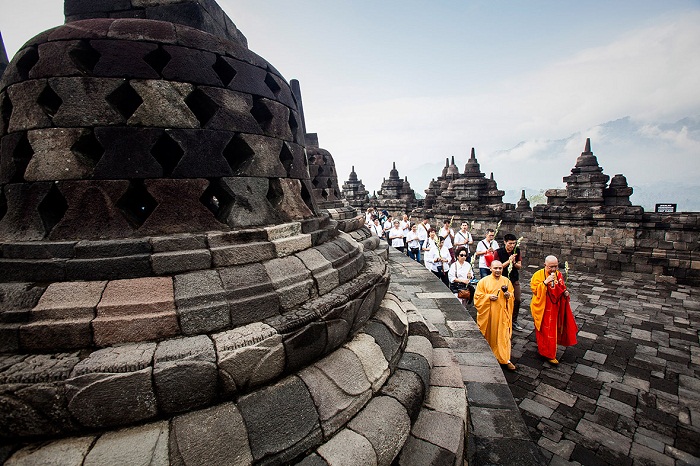 Hình bài viết Kỳ vĩ đền ngàn Phật Borobudur