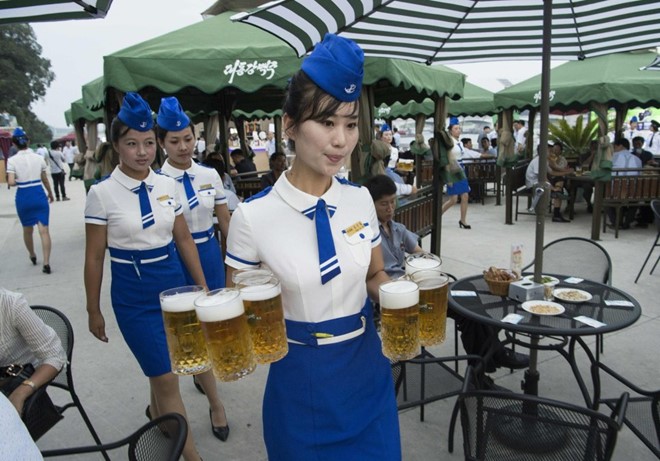 Hình bài viết Lễ hội bia Oktoberfest được tổ chức ở Triều Tiên