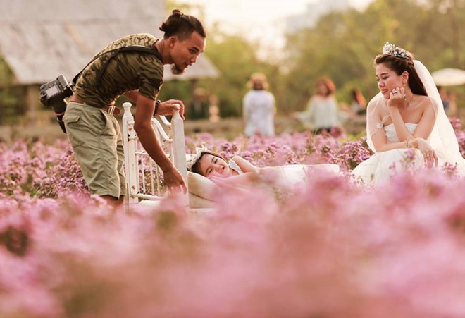 Hình bài viết Thảo nguyên hoa tuyệt đẹp để chụp ảnh cưới ở Hà Nội