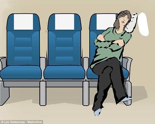 Hình bài viết 10 tư thế tốt nhất giúp bạn ngủ ngon trên máy bay