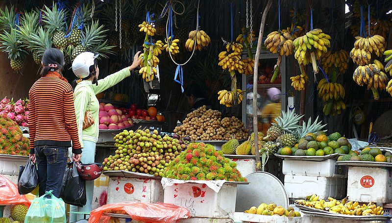 Hình ảnh Trái cây trong chợ Dương Đông - Phú Quốc