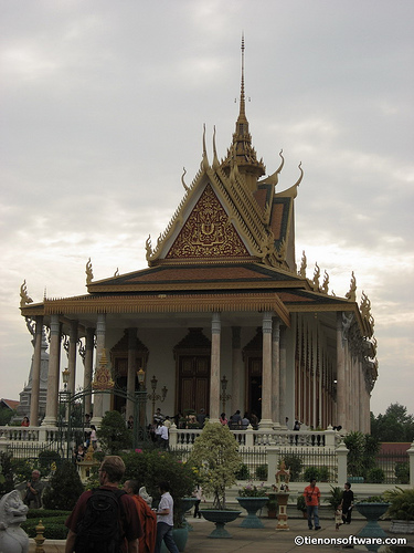 Hình ảnh Cung điện hòang gia By Google.jpg - Cung điện Hoàng gia Campuchia