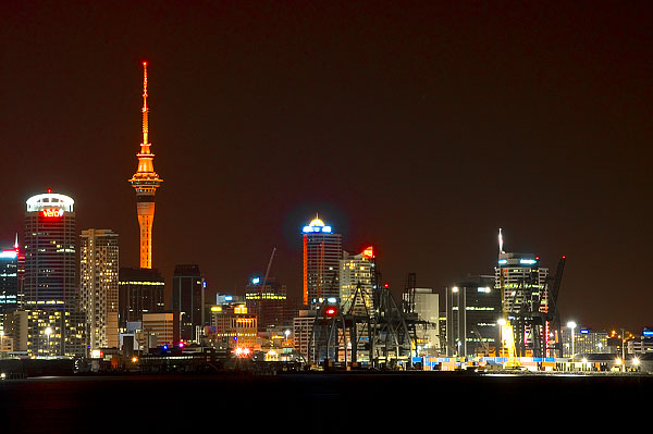 Hình ảnh Auckland ban đêm - Auckland
