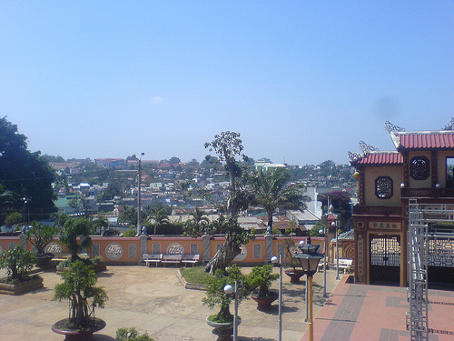Hình ảnh Thành phố Buôn Ma Thuột nhìn từ chùa Khải Đoàn - Chùa Khải Đoan