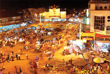 Hình ảnh Chợ Trà Vinh về đêm - Chợ Trà Vinh