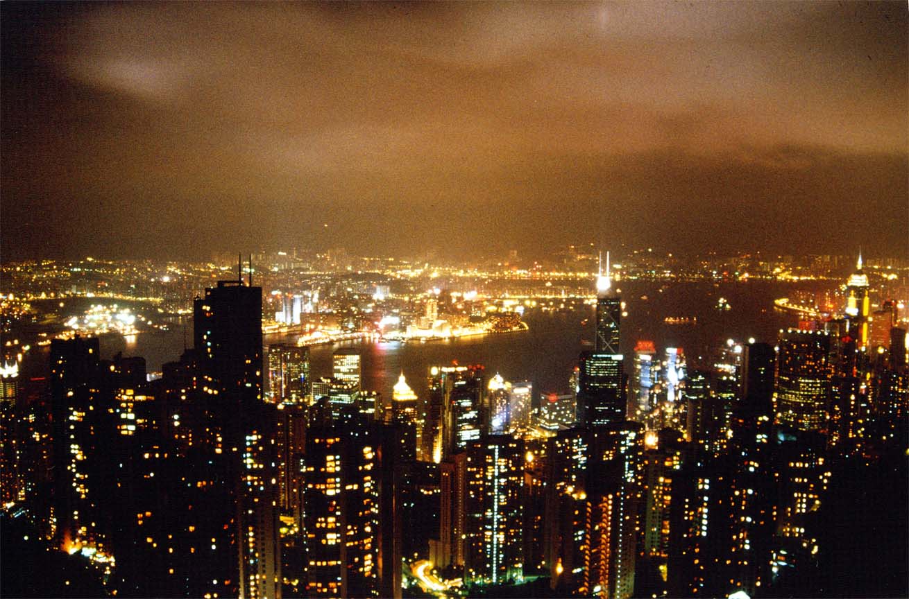 Hình ảnh Hong Kong View from Victoria Peak by night.jpg - Hồng Kông