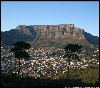Hình ảnh Toàn bộ khung cảnh thị trấn giáp núi bàn - Núi Table